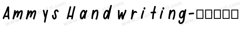 Ammys Handwriting字体转换